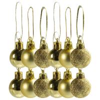 Opakowanie Bombki mini złote 12szt