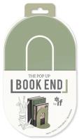Book End Podpórka pod książki oliwkowy. Wydawca: IF. SmakLiter.pl Opakowanie Book End Podpórka pod książki oliwkowy