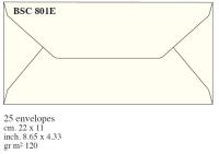 Opakowanie Box 25 kopert 22x11cm kremowe BSC 801E