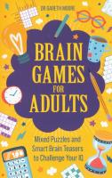 Brain Games for Adults. Autor: Moore Gareth. SmakLiter.pl Okładka książki Brain Games for Adults