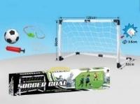 Opakowanie Bramka piłkarska + piłka + pompka + gwizdek