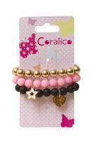 Opakowanie Bransoletki z gwiazdką i serduszkiem 3szt