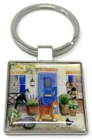 Opakowanie Brelok do kluczy K07 Koty przed domem