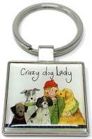 Opakowanie Brelok do kluczy K29 Crazy Dog Lady Psiara