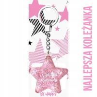 Opakowanie Brelok Gwiazdka Najlepsza Koleżanka