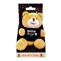 Opakowanie Brelok miś z koszulką. Razem lepiej