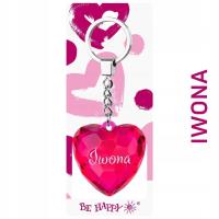 Opakowanie Brelok Serce Iwona