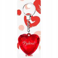Opakowanie Brelok serce - Piękna!