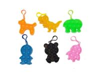 Brelok Zwierzątka Pop It MIX. Wydawca: One for Fun. SmakLiter.pl Opakowanie Brelok Zwierzątka Pop It MIX