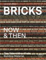 Bricks Now & Then. Autor: Chris van Uffelen. SmakLiter.pl Okładka książki Bricks Now & Then
