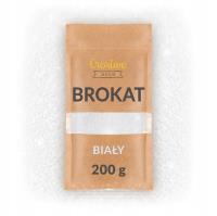 Brokat sypki do farb dekoracji biały 200g. Wydawca: Creative Deco. SmakLiter.pl Opakowanie Brokat sypki do farb dekoracji biały 200g