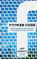 Broken Code. Autor: Horwitz Jeff. SmakLiter.pl Okładka książki Broken Code