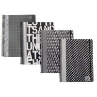 Brulion A4/80k kratka PCV (5szt). Wydawca: Ziemia Obiecana. SmakLiter.pl Opakowanie Brulion A4/80k kratka PCV (5szt)