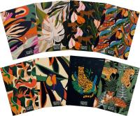 Opakowanie Brulion A5/96K kratka Collage Tropics (5szt)