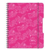 Brulion na spirali A4/80K kratka różowy (2szt). Wydawca: HERLITZ. SmakLiter.pl Opakowanie Brulion na spirali A4/80K kratka różowy (2szt)