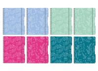 Brulion na spirali A5/80K kratka mix (4szt). Wydawca: HERLITZ. SmakLiter.pl Opakowanie Brulion na spirali A5/80K kratka mix (4szt)