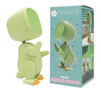 Budzik robo dino zielony. Wydawca: Mary's. SmakLiter.pl Opakowanie Budzik robo dino zielony