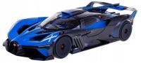 Opakowanie Bugatti Bolide metallic black-blue 1:18 BBURAGO