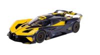 Opakowanie Bugatti Bolide metallic black- yellow 1:18 BBURAGO