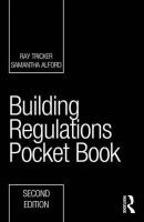 Building Regulations Pocket Book. Autor: Tricker Ray, Alford Samantha. SmakLiter.pl Okładka książki Building Regulations Pocket Book