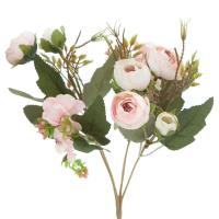 Bukiet kamelii pudrowy róż 29cm. Wydawca: Dalprint. SmakLiter.pl Opakowanie Bukiet kamelii pudrowy róż 29cm
