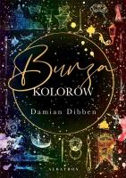 Burza kolorów. Autor: Damian Dibben. SmakLiter.pl Okładka książki Burza kolorów