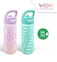 Butelka termiczna 500ml WOW 1 sztuka mix wzorów. Wydawca: Kids Euroswan. SmakLiter.pl Opakowanie Butelka termiczna 500ml WOW 1 sztuka mix wzorów