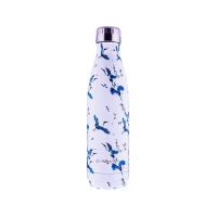 Opakowanie Butelka termiczna biała z ptakami