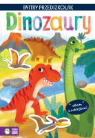 Bystry przedszkolak. Dinozaury. Autor: Zuzanna Osuchowska, Agnieszka Sakra-Sojka. SmakLiter.pl Okładka książki Bystry przedszkolak. Dinozaury
