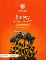 Cambridge IGCSE# Biology Coursebook with Digital Access. Autor: Jones Mary, Jones Geoff. SmakLiter.pl Okładka książki Cambridge IGCSE# Biology Coursebook with Digital Access