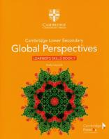 Okładka książki Cambridge Lower Secondary Glob