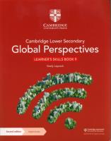 Okładka książki Cambridge Lower Secondary Global Pesrpectives Learner's Skills Book 9 with Digital Access