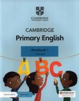 Okładka książki Cambridge Primary English Workbook 1