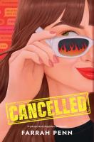 Cancelled. Autor: Penn Farrah. SmakLiter.pl Okładka książki Cancelled