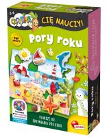 Carotina Cię nauczy Pory roku. Wydawca: Lisciani. SmakLiter.pl Opakowanie Carotina Cię nauczy Pory roku