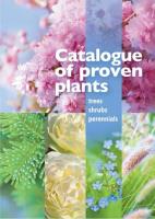 Catalog of proven plants- trees, shrubs.... Autor: red. Joanna Filipczak. SmakLiter.pl Okładka książki Catalog of proven plants- trees, shrubs...