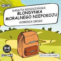 CD MP3 Blondynka moralnego niepokoju. Komedia drogi. Autor: Noszczyńska Danuta. SmakLiter.pl Okładka książki CD MP3 Blondynka moralnego niepokoju. Komedia drogi