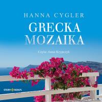 CD MP3 Grecka mozaika. Autor: Hanna Cygler. SmakLiter.pl Okładka książki CD MP3 Grecka mozaika