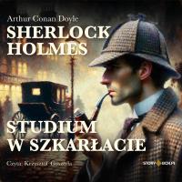 CD MP3 Sherlock Holmes. Studium w szkarłacie. Autor: Doyle Arthur Conan. SmakLiter.pl Okładka książki CD MP3 Sherlock Holmes. Studium w szkarłacie