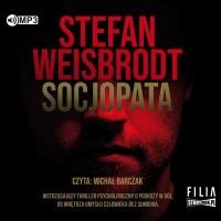 CD MP3 Socjopata. Autor: Stefan Weisbrodt. SmakLiter.pl Okładka książki CD MP3 Socjopata