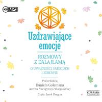 CD MP3 Uzdrawiające emocje. Rozmowy z Dalajlamą o uważności, emocjach i zdrowiu. Autor: Daniel Goleman. SmakLiter.pl Okładka książki CD MP3 Uzdrawiające emocje. Rozmowy z Dalajlamą o uważności, emocjach i zdrowiu