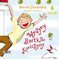 CD MP3 Wyczyny Bartka Koniczyny. Autor: Danuta Zawadzka. SmakLiter.pl Okładka książki CD MP3 Wyczyny Bartka Koniczyny