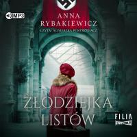 CD MP3 Złodziejka listów. Autor: Rybakiewicz Anna. SmakLiter.pl Okładka książki CD MP3 Złodziejka listów