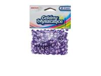Cekiny błyszczące B 160 fioletowy. Wydawca: Brewis. SmakLiter.pl Opakowanie Cekiny błyszczące B 160 fioletowy