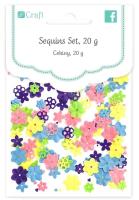 Cekiny kwiatki 20g. Wydawca: Dalprint. SmakLiter.pl Opakowanie Cekiny kwiatki 20g