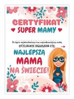 Opakowanie Certyfikat A4 Super Mamy 20szt