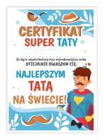 Opakowanie Certyfikat A4 Super Taty 10szt