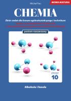 Chemia nowa matura zeszyt 10. Autor: Fau Michał. SmakLiter.pl Okładka książki Chemia nowa matura zeszyt 10