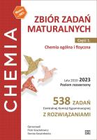 Chemia ogólna i fizyczna Zbiór zadań maturalnych Lata 2010–2023 Poziom rozszerzony  Cześć 1. Autor: Piotr Kosztołowicz, Dorota Kosztołowicz. SmakLiter.pl Okładka książki Chemia ogólna i fizyczna Zbiór zadań maturalnych Lata 2010–2023 Poziom rozszerzony  Cześć 1