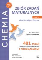 Chemia zbiór zadań maturalnych lata 2010–2022 poziom rozszerzony 491 zadań Centralnej Komisji Egzaminacyjnej z rozwiązaniami część 1 chemia ogólna i fizyczna. Autor: Piotr Kosztołowicz, Dorota Kosztołowicz. SmakLiter.pl Okładka książki Chemia zbiór zadań maturalnych lata 2010–2022 poziom rozszerzony 491 zadań Centralnej Komisji Egzaminacyjnej z rozwiązaniami część 1 chemia ogólna i fizyczna